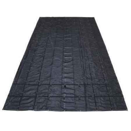 US CARGO CONTROL Tarp, Black, PVC Coated Polyester LST16274-BLK